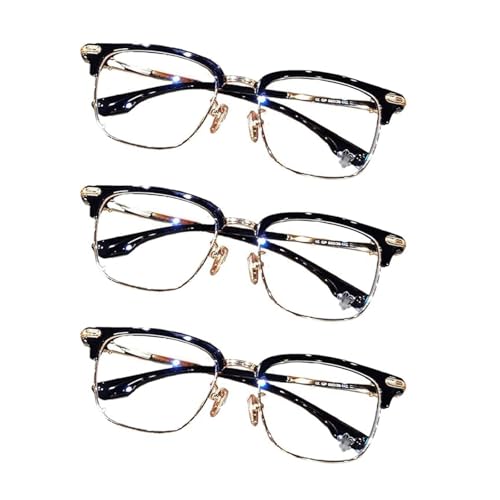 Surmoby Optireaders Pro, Progressive Multifocal Reading Glasses for Men Women, Autozoom Reading Glasses, Ultra Light (3pcs) von Generic