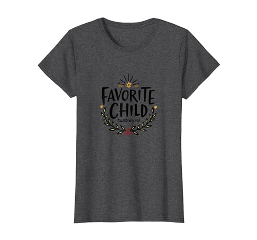 Sweatshirt „Lieblingstochter“ | Gewinner des Favorite Child Award T-Shirt, Damen, Anthrazit Meliert, XS Sweatshirt „Lieblingstochter“ | Gewinner des Favorite Child Award T-Shirt, Damen, Anthrazit Meliert, XS von Generic