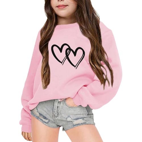 Sweatshirt mit Kapuze Mädchen - Hoodie Pullover Lässige Kapuzenpullover Vintage Harajuku Tops Unisex Kapuzenpullover Süß Cartoon Sweater für Kinder Teenager Mädchen von Generic