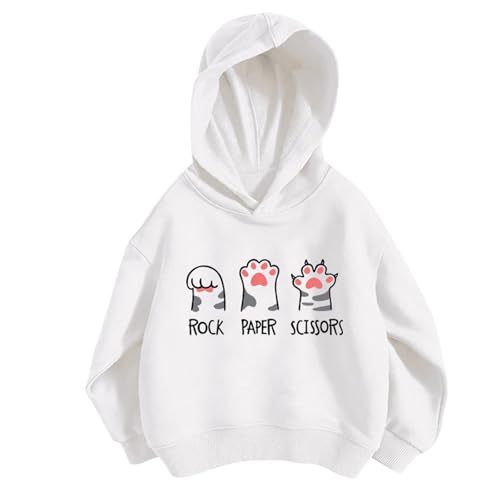 Sweatshirt mit Kapuze Mädchen - Langarm Locker Lässige Kapuzenpullover Kinder Pullover Tops Mode Kuschel Kleidung Kuschel Kapuzenpullover Sweatshirts für Mädche 3-8 Jahre von Generic