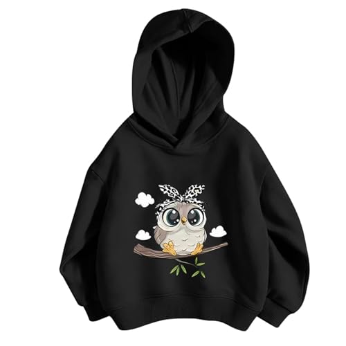 Sweatshirt mit Kapuze Mädchen - Langarm Locker Lässige Kapuzenpullover Kinder Pullover Tops Mode Kuschel Kleidung Kuschel Kapuzenpullover Sweatshirts für Mädche 3-8 Jahre von Generic