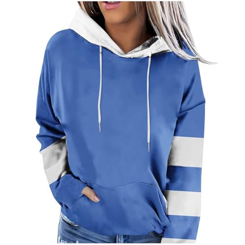 Sweatshirts Für Damen Winter Langarm Pullover Stilvoller Frauen Warm Oberteile Thermo Einfarbig | Mode-Muster-Druck Sweatshirt Lockere Passform Lässige Blusen 70Er Jahre Outfit Jumpers von Generic