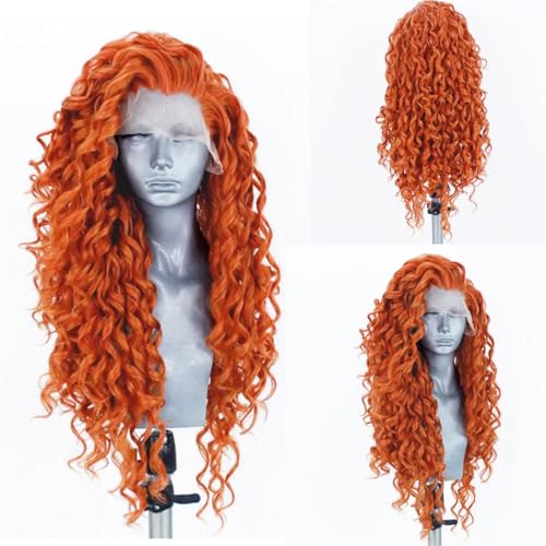 Synthetische Lace-Front-Perücken Für Frauen Mit Lockigem Haar Und Natürlichem Haaransatz, Cosplay-Perücken von Generic