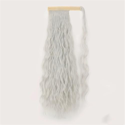 Synthetisches Haar, 22 Bis 34 Zoll, Langer, Gerader Pferdeschwanz, Umwickelter Pferdeschwanz, Clip-In-Haarverlängerung, Schwarzes Haarteil, Kopfbedeckung Synthetisches Haar, 22 Bis 34 Zoll, Langer, Gerader Pferdeschwanz, Umwickelter Pferdeschwanz, Clip-In-Haarverlängerung, Schwarzes Haarteil, Kopfbedeckung von Generic