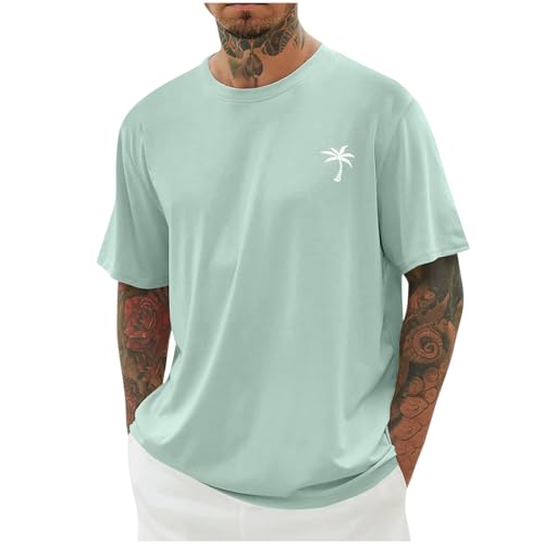 T Shirt Herren, Tshirt Herren, Oversized Tshirt Herren Sommer Lockere Shirt Palmen Druck Oberteile Rundhals Kurzarm T-Shirt Große Größen Pullover Atmungsaktive Shirts Lässige Tops Neue Sportshirt T Shirt Herren, Tshirt Herren, Oversized Tshirt Herren Sommer Lockere Shirt Palmen Druck Oberteile Rundhals Kurzarm T-Shirt Große Größen Pullover Atmungsaktive Shirts Lässige Tops Neue Sportshirt von Generic