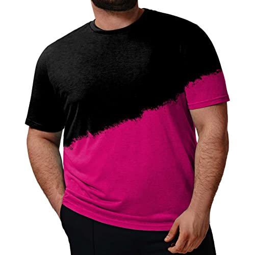 T-Shirt Herren Große Größen Loose Sportshirt Oversize Stil Strandshirt Modal Gewebe Sportshirt Weich Gemütliche Farbverlauf Stil Rundkragen Gym Shirt Baggy Gym Shirt Herren Sommer Tshirt 2XL-7XL T-Shirt Herren Große Größen Loose Sportshirt Oversize Stil Strandshirt Modal Gewebe Sportshirt Weich Gemütliche Farbverlauf Stil Rundkragen Gym Shirt Baggy Gym Shirt Herren Sommer Tshirt 2XL-7XL von Generic