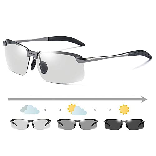 Tag Nacht Vision Photochrome Sonnenbrille - Polarisierte Chameleon Gläser für Männer - Fahren Sonne Ändern Farbe G4F1 Tag Nacht Vision Photochrome Sonnenbrille - Polarisierte Chameleon Gläser für Männer - Fahren Sonne Ändern Farbe G4F1 von Generic