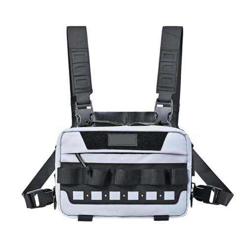 Taktische Brustbeutel - Brustbeutel Für Männer | Brust -Rig -Tasche | Motorrad - | Im Freien | Tackle Storage Jogging Carrier Leichter Beutel Für Frauen Männer Radfahren Jagd Ca von Generic