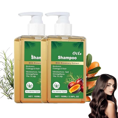 Takuyi Cool Shampoo, verbessertes 3-in-1-Shampoo, nährend und verjüngend for Weichheit und Volumen, pflegt das Haar – weich und flauschig for Männer und Frauen(2pcs) von Generic