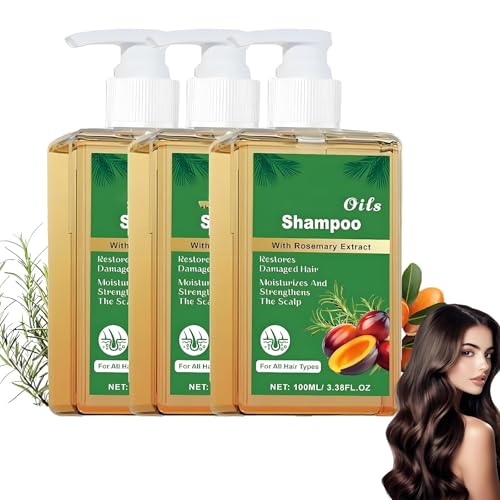 Takuyi Cool Shampoo, verbessertes 3-in-1-Shampoo, nährend und verjüngend for Weichheit und Volumen, pflegt das Haar – weich und flauschig for Männer und Frauen(3pcs) von Generic