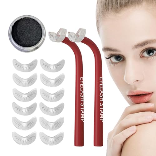 Tampons für cs – C-Stempel-Set für die Augen, Out-Out für Anfänger, wiederverwendbare C-Bindeschablone, untere C-Verlängerungen, Nat-Optik von Generic