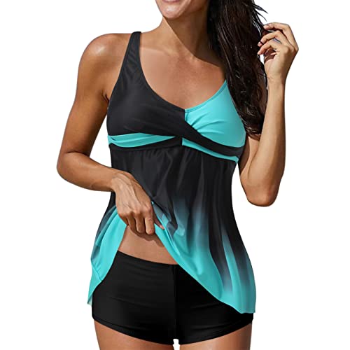 Tankini Damen zweiteilig Bauchweg Große Größen Bademode Set Push Up Bauch Weg Tankini Oberteile Blumenmuster Gepolsterte mit Badeshorts-Sets Elegant Strandkleid Strandmode Badeanzug für Frauen Tankini Damen zweiteilig Bauchweg Große Größen Bademode Set Push Up Bauch Weg Tankini Oberteile Blumenmuster Gepolsterte mit Badeshorts-Sets Elegant Strandkleid Strandmode Badeanzug für Frauen von Generic