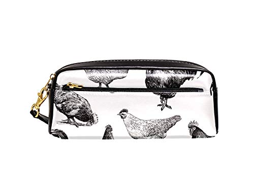 Tasche Hühnermuster Von Hand Zeichnen Bleistifttasche Stylisches Stiftetasche Griff Premium Bleistiftetui Für Jungen College Student Tasche Hühnermuster Von Hand Zeichnen Bleistifttasche Stylisches Stiftetasche Griff Premium Bleistiftetui Für Jungen College Student von Generic