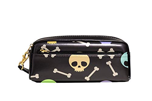 Tasche Süßer Halloween Totenkopf Und Knochen Bleistift Beutel Premium Stifthalter Praktischem Bleistifttasche Für Studenten Jungen Erwachsene Tasche Süßer Halloween Totenkopf Und Knochen Bleistift Beutel Premium Stifthalter Praktischem Bleistifttasche Für Studenten Jungen Erwachsene von Generic