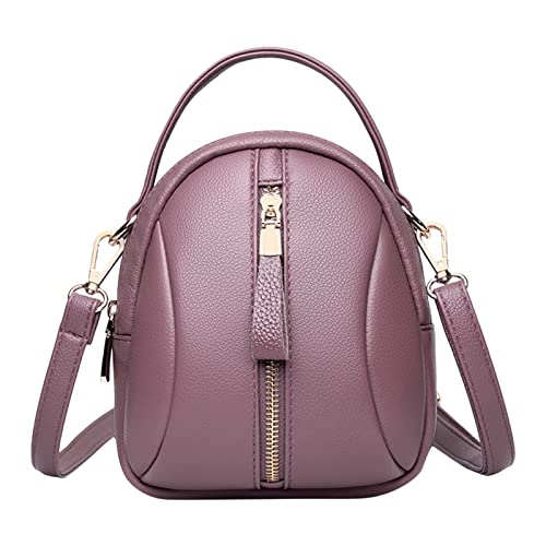 Taschen Design Small Sling Umhängetasche Umhängetasche für Frauen Lady Girl Schwarze Weste Mit Taschen (Purple, One Size) von Generic