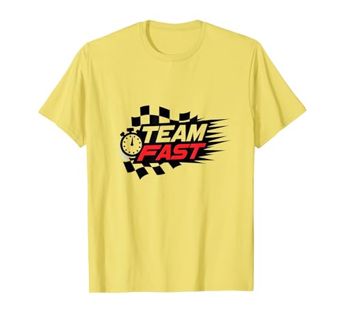 Team Fast Racing Enthusiasten Speedway Motiv T-Shirt, Herren, Gelb, XXL Team Fast Racing Enthusiasten Speedway Motiv T-Shirt, Herren, Gelb, XXL von Generic