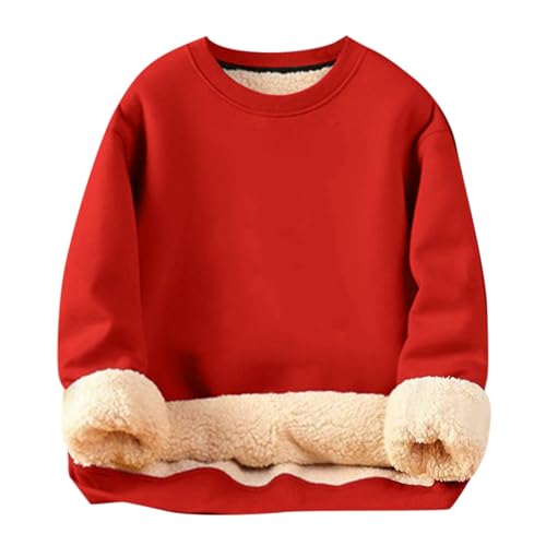 Teddy Fleece Pullover Damen Winter Casual Hoodie Langarmshirt Mit Teddyfutter Klassisch Fleecepullover Flauschiger Thermo Fitness Warmer Winterpullover Teddy Fleece Pullover Damen Winter Casual Hoodie Langarmshirt Mit Teddyfutter Klassisch Fleecepullover Flauschiger Thermo Fitness Warmer Winterpullover von Generic