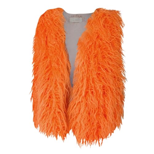 Teddyfleece Weste Damen Kurz Fellweste Teddywesten Leichte Ärmellos Weste Fleeceweste Winter Warm Westen Einfarbig Damenweste Teddyjacke Plüschweste Mit Taschen Winterweste Thermoweste von Generic