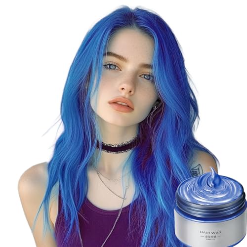 Temporäre Haarfarbe 120 g - Abwaschbare Haarfarbe ohne Ammoniak| Pflanzenformel | Für Männer & Frauen | Party-Look | Grauabdeckung | Dermatest-geprüft | Vegan von Generic