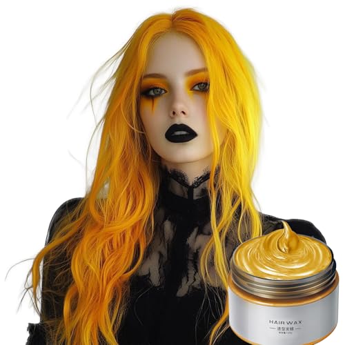 Temporäre Haarfarbe 120 g - Abwaschbare Haarfarbe ohne Ammoniak| Pflanzenformel | Für Männer & Frauen | Party-Look | Grauabdeckung | Dermatest-geprüft | Vegan von Generic