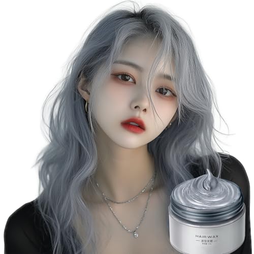 Temporäre Haarfarbe 120 g - Abwaschbare Haarfarbe ohne Ammoniak| Pflanzenformel | Für Männer & Frauen | Party-Look | Grauabdeckung | Dermatest-geprüft | Vegan von Generic