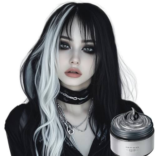 Temporäre Haarfarbe 120 g - Abwaschbare Haarfarbe ohne Ammoniak| Pflanzenformel | Für Männer & Frauen | Party-Look | Grauabdeckung | Dermatest-geprüft | Vegan von Generic