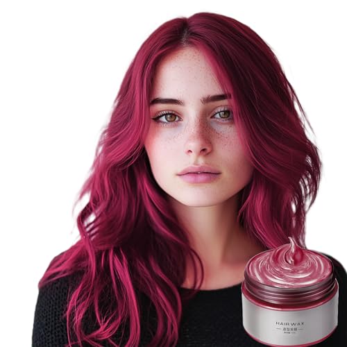 Temporäre Haarfarbe 120 g - Abwaschbare Haarfarbe ohne Ammoniak| Pflanzenformel | Für Männer & Frauen | Party-Look | Grauabdeckung | Dermatest-geprüft | Vegan von Generic