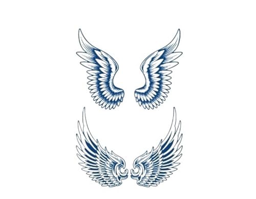 Temporäre Tätowierung Aufkleber Taille Totem Tatoo Arm Fake Wings Butterfly Tatto von Generic