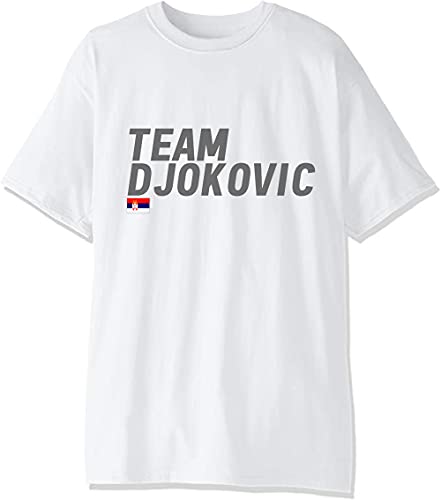 Tennis Team Serbia Herren T-Shirt Gr. L, weiß von Generic