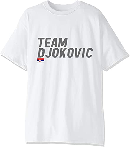 Tennis Team Serbia Herren T-Shirt Gr. M, weiß von Generic