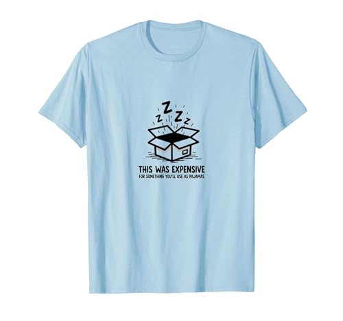 Teurer Schlafanzug Humor: Sleepy Box Graphic T-Shirt, Herren, Himmelblau, XL Teurer Schlafanzug Humor: Sleepy Box Graphic T-Shirt, Herren, Himmelblau, XL von Generic