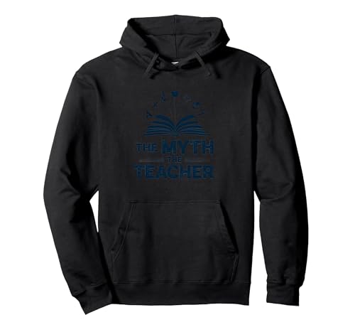 The Myth The Legend Humor-Geschenk für Herren von Teachers Pullover Hoodie, Unisex für Erwachsene, Schwarz, M von Generic