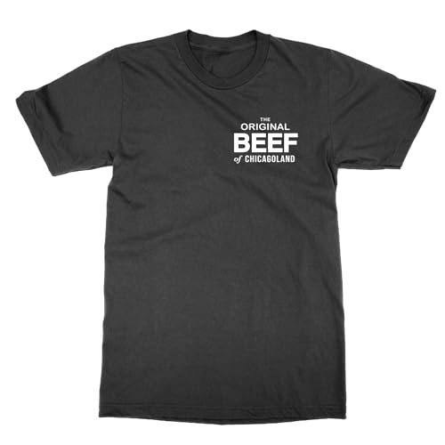 The Original Beef of Chicagoland Badge T-Shirt, Schwarz , L von Generic