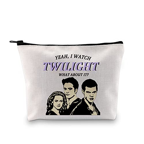 The Vampire Inspired Yeah I Watch Twilight What About It Reißverschlusstasche, Vampir-Mädchen-Make-up-Tasche, Uhr Twilight Tasche EU, M von Generic