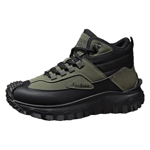 Thefirstyoung Arbeitsstiefel, The First Young Schuhe Herren, Orthopädische Wanderstiefel, Wanderschuhe mit breiter Zehenpartie und Fußgewölbeunterstützung(Green,41.5) von Generic