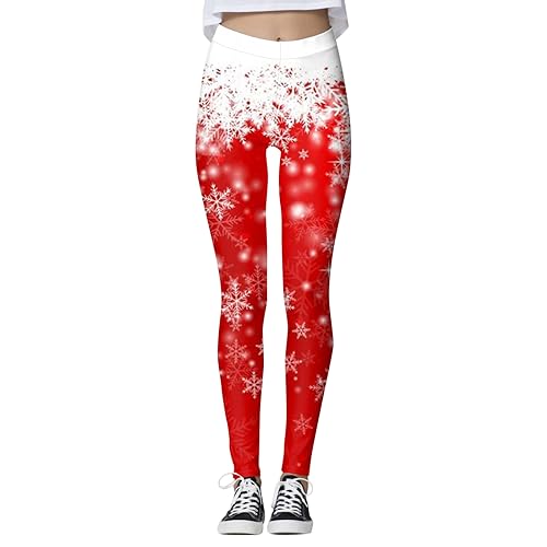 Thermo Leggings Damen Baumwolle Gefüttert Weihnachts Strumpfhosen Winter Radlerhosen Weihnachtsmann Print Unverzichtbare Weihnachts-Leggings Thermo Leggings Damen Baumwolle Gefüttert Weihnachts Strumpfhosen Winter Radlerhosen Weihnachtsmann Print Unverzichtbare Weihnachts-Leggings von Generic