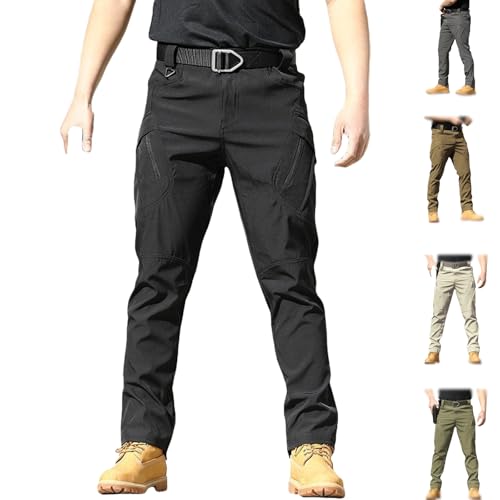 Thetacticalplus Pants, Rooor Thetacticalplus Pant, wasserdichte Taktische Hose Mit Mehreren Taschen (Black,S) von Generic