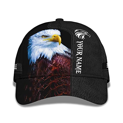Tier Adler, Weißkopfseeadler Patriot Herren Damen Angeln Hüte Verstellbar Baseballkappe Mode Snapback Kappe Für Sport Draussen Wander von Generic