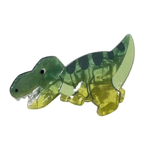 Tierhaarclips – Dinosaurier-Haarschmuck, Acryl, kreativ, elegant, modisch, für Kleinkinder, jede Art von Haar von Generic