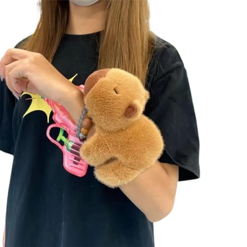 Tierische Ohrfeigenarmbänder Capybara | Süße Kinder-Slap-Armbänder,Weiches Slap-Armband, langlebige Slap-Bänder für emotionale Stabilität, Kinder, Partygeschenke von Generic
