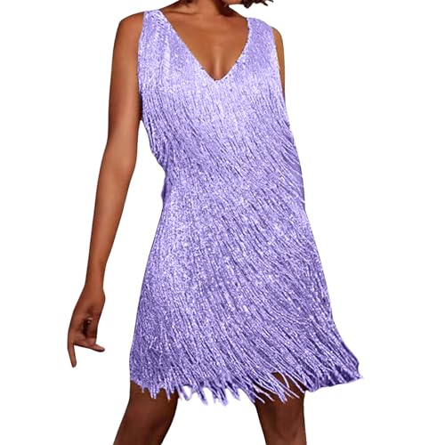 Tina Turner Fransen Kleid Ocker/Gold Disco Outfit 70s Damen-Kostüm 20er Jahre Charleston Minikleid Tina Turner Fransen Kleid Ocker/Gold Disco Outfit 70s Damen-Kostüm 20er Jahre Charleston Minikleid von Generic