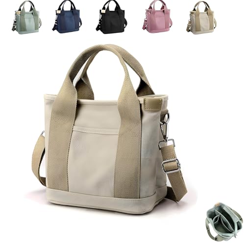 Tinkertechus-Tasche, 2026 Neue Tinkertechus-Handtasche mit großem Fassungsvermögen und mehreren Taschen, mit Reißverschluss und Fächern(Khaki,With straps) von Generic