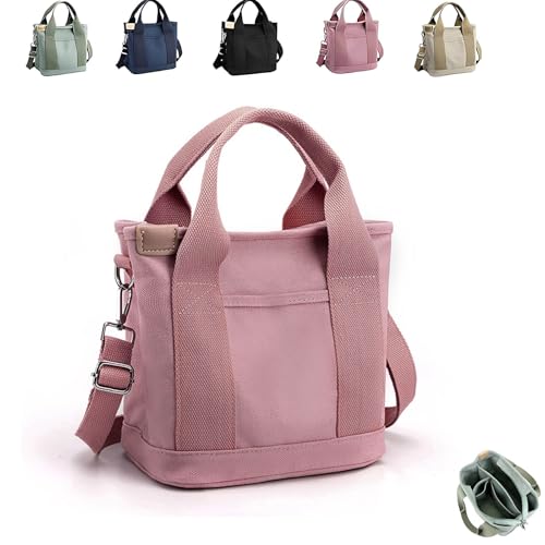 Tinkertechus-Tasche, 2026 Neue Tinkertechus-Handtasche mit großem Fassungsvermögen und mehreren Taschen, mit Reißverschluss und Fächern(Pink,With straps) von Generic