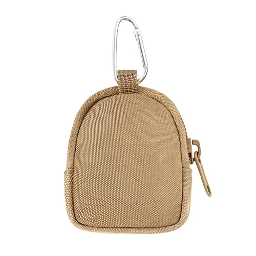 Tiny Reißverschluss Brieftasche - Min-i -Rucksack -Münzbeutel | Brieftaschenschlüsselketten -Rucksack Anhänger | Tragbare Kleine Münzgrundstücke | 8 Cm Tragbare Münzgrundstücke | Autotasche, Kleine Ta von Generic