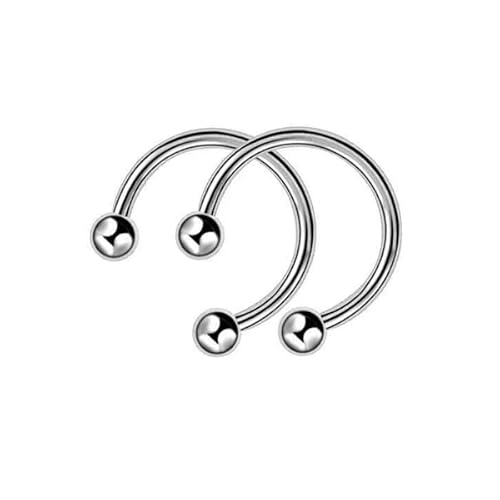 Titan Edelstahl Lippen Ringe Bolzen Labret Piercing Master Ohrringe Septum Nase Reifen Unisex Frauen Punk Cool Körper Schmuck von Generic