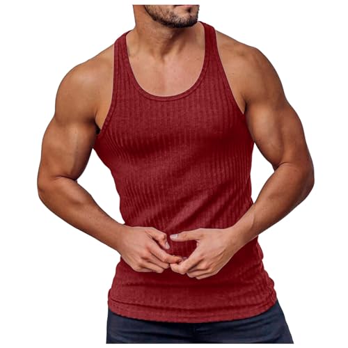 Top Jogginghosen Herren Gut Und GüNstig Unterhemden Sport T Shirt Herren äRmellos Formendes Unterhemd Herren Beste Unterhemden MäNner Fitness Unterhemd Gym Tank Top Herren Gym T Shirt Herren von Generic