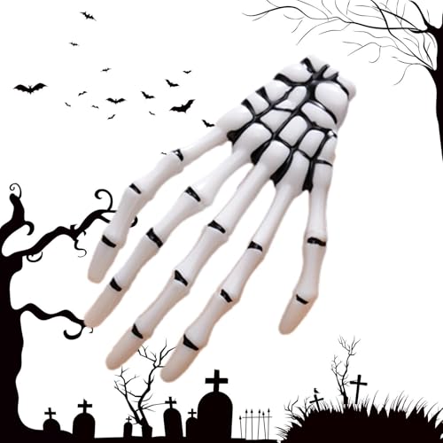 Totenkopf-Hand-Haarspange, Halloween-Skelett-Haarspange - Skelett Hand Halloween Party Gastgeschenk | Eyeball Fashion Punk Rock Teufelsklaue, einzigartig für Party, Kinder & Erwachsene, Cosplay-Kostüm von Generic