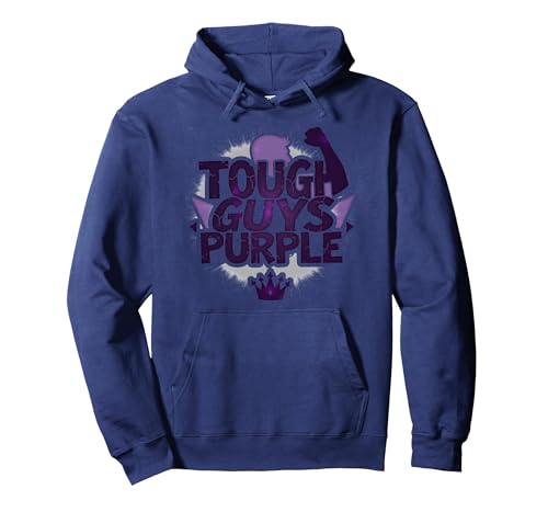 Tough Guys Lila: Mutiges Statement für selbstbewusste Männer Pullover Hoodie, Unisex für Erwachsene, Marineblau, S von Generic