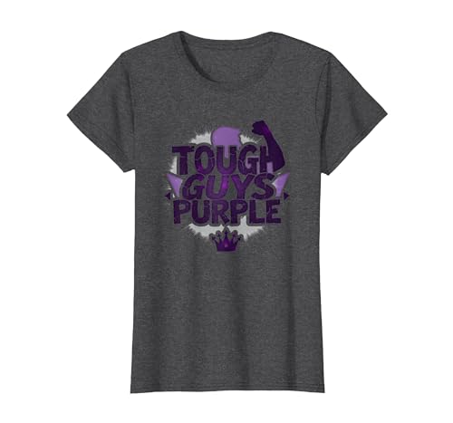 Tough Guys Lila: Mutiges Statement für selbstbewusste Männer T-Shirt, Damen, Anthrazit Meliert, XS Tough Guys Lila: Mutiges Statement für selbstbewusste Männer T-Shirt, Damen, Anthrazit Meliert, XS von Generic