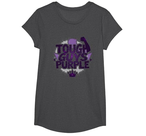 Tough Guys Lila: Mutiges Statement für selbstbewusste Männer T-Shirt, Girls, Anthrazit Meliert, XS Tough Guys Lila: Mutiges Statement für selbstbewusste Männer T-Shirt, Girls, Anthrazit Meliert, XS von Generic